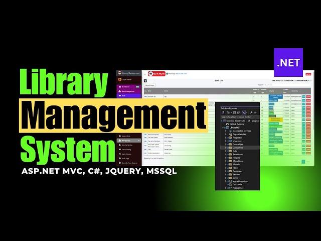 How to Build Library Management Using ASP.NET MVC | MSSQL | MySQL | Complete Project Code