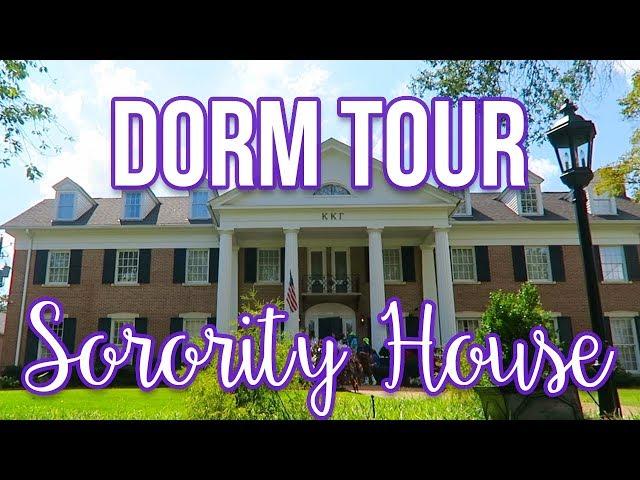 COLLEGE DORM TOUR: SORORITY HOUSE EDITION! (UGA • Kappa Kappa Gamma) • Lottie Smalley