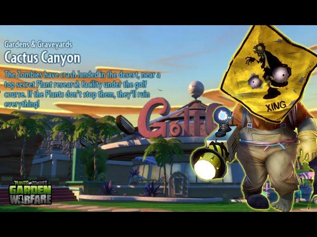 Cactus Canyon - Zombies Attack -  Gardens & Graveyards - PVZ Garden Warfare