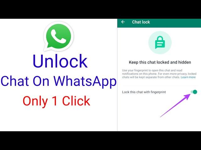 how to unlock whatsapp chat lock,whatsapp chat unlock - whatsapp locked chat ko unlock kaise kare