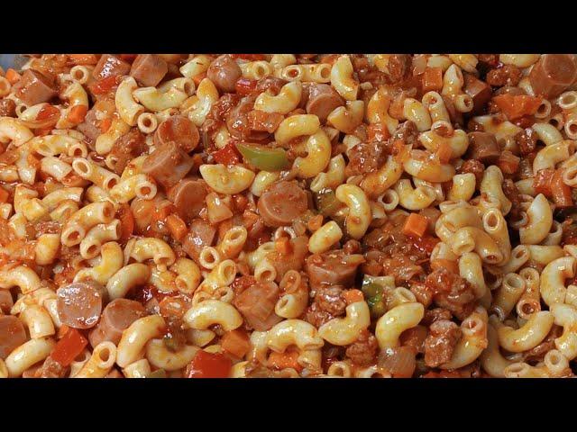 Masak Macaroni Goreng Untuk Pot Luck | Ramai Puji Sedap 