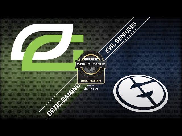 OpTic Gaming vs Evil Geniuses | CWL Birmingham Open | Alpha Stream | Day 1