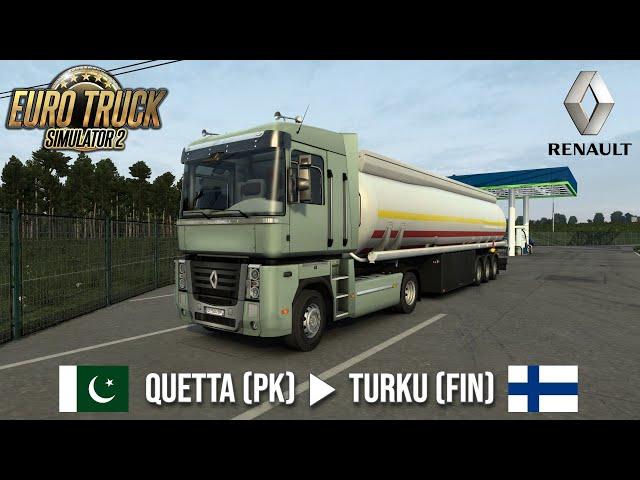 Euro Truck Simulator 2 : Quetta (PK) ▶ Turku (FIN)