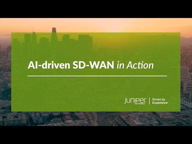 AI-driven SD-WAN in Action - Design, Deploy, and Operate a Full Stack Branch with Mist AI