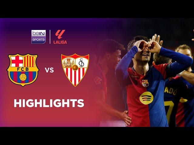 Barcelona 5-1 Sevilla | LaLiga 24/25 Match Highlights