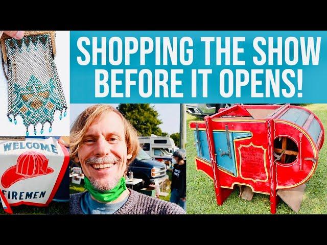 VINTAGE HAUL BEFORE THE SHOW BEGINS! | SHOPPING OHIO LINES