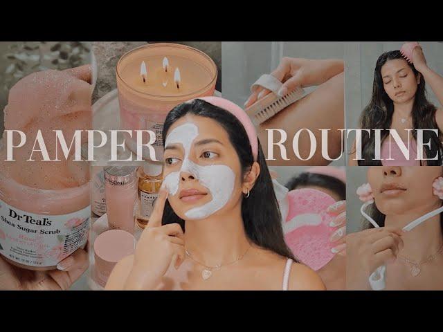 PAMPER ROUTINE *haircare, bodycare, skincare, shaving, smell good all day* #pamperroutine