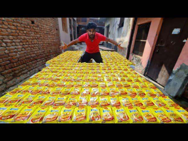 500 Maggi Noodles | Indian recipe #record