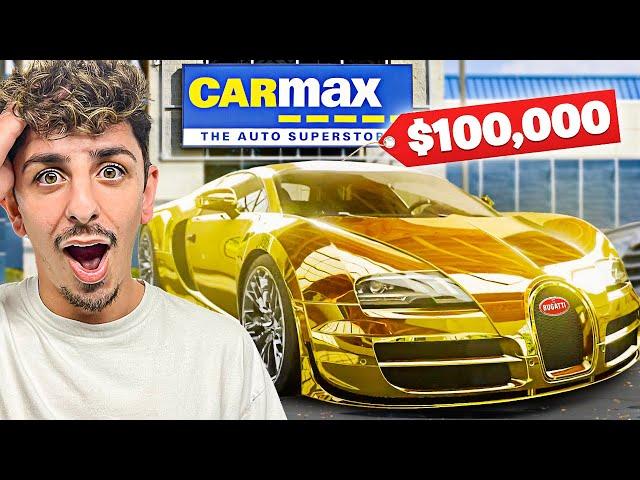 Taking a Gold Bugatti to CarMax to See What They Offer…