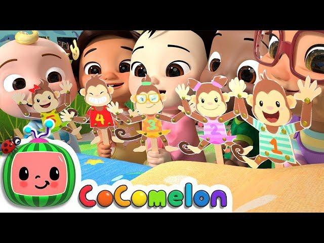 Five Little Monkeys Jumping on the Bed | CoComelon Nursery Rhymes & Kids Songs