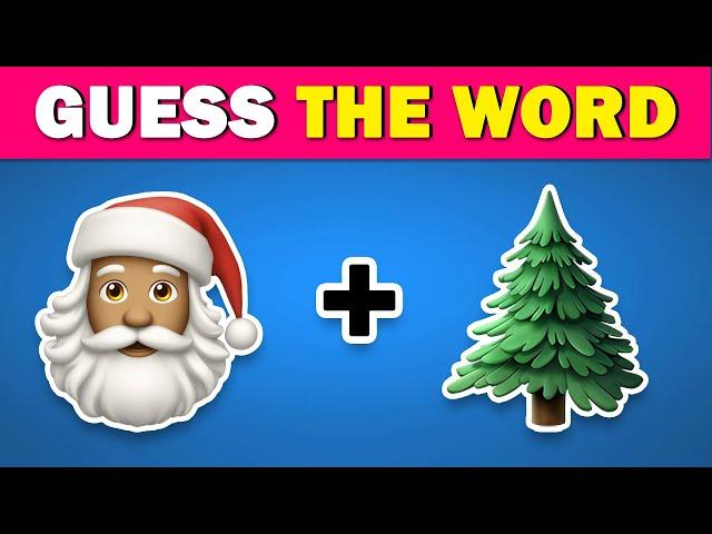 Guess the WORD by Emoji?  Christmas Quiz