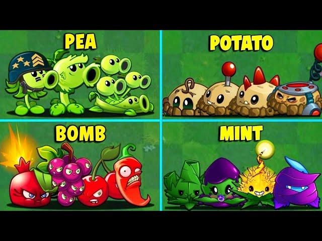 PvZ2 - Random 20 Plant Teams Battlez - Which Team Plant Will WIn ?