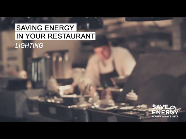 Restaurant Energy Efficiency Tips - Lighting