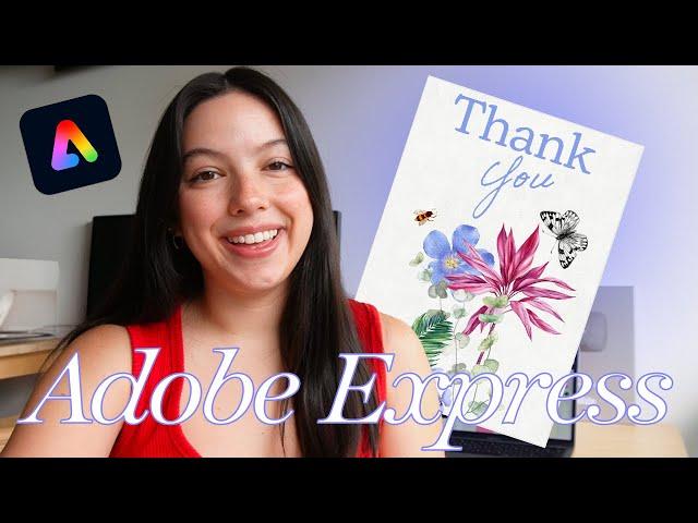 Create a Greeting Card with Me and Adobe Express!