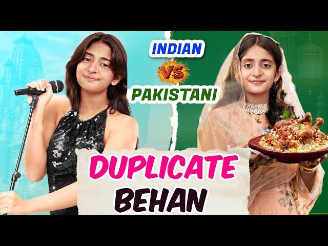 Duplicate yaa Judwa Behan  - India vs Pakistan | Type on Hindu muslim | MyMissAnand