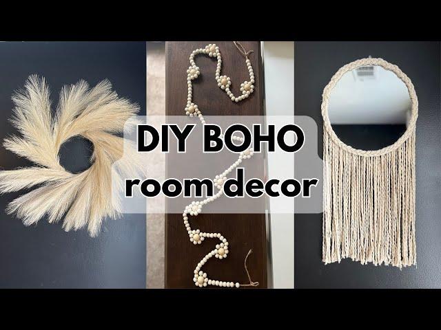 DIY BOHO Room Decor