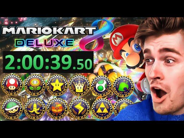 I tried speedrunning every track in Mario Kart 8...