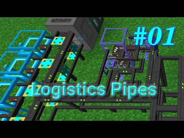 GTNH Player's Guide to Logistics Pipes 01: Basics of Logistics Pipes