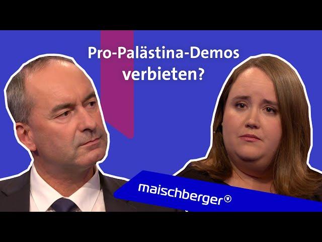 Flugblatt-Affäre, Antisemitismus, Migration: Ricarda Lang und Hubert Aiwanger | maischberger