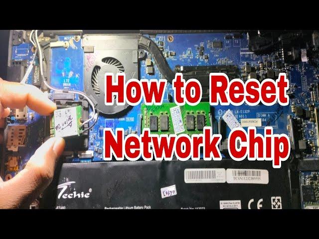 Fix 100%WiFi Not showing In Settings On Windows 10 Network Missing And Reset Chip#macnitesh