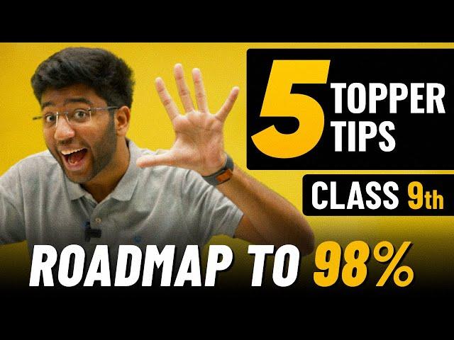 Class 9th: 5 Topper Tips To Score 98% | @ShobhitNirwan17