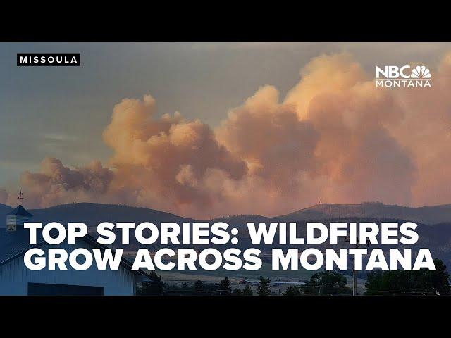 TOP STORIES: Hot, dry with gusty winds, wildfires grow across state, assassination attempt