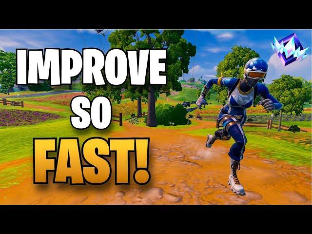 How To IMPROVE So FAST At Fortnite it feels like CHEATING!