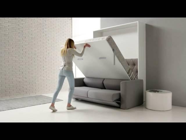 Pessotto reti - Alì with Sofa - Murphy bed with folding sofa