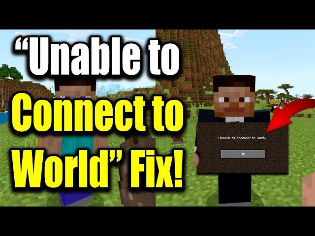 How to Fix Unable to Connect to World in Minecraft (PS4, PS5, & Xbox)