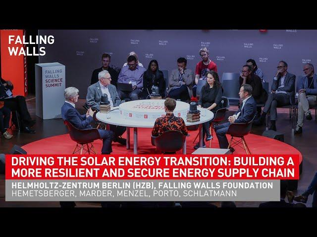 Falling Walls Circle – Plenary Table: Building a more Resilient and Secure Energy Supply Chain