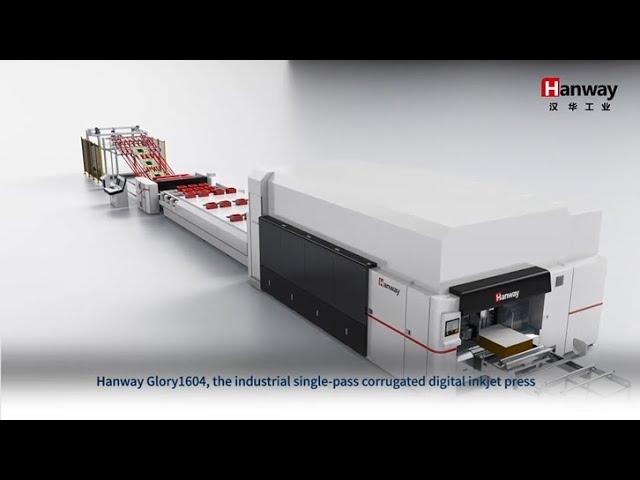 Hanway Glory1606 and Glory 1604 | Industrial single-pass corrugated digital inkjet press