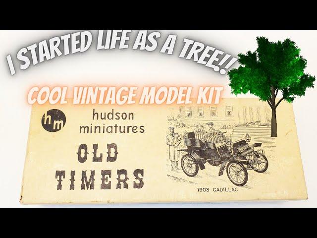 Hudson Miniatures Wooden Model Kit!! Makes you really appreciate what we have today!!