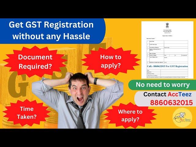 Get GST Registration | GST Return Filing | Please Call or WhatsApp: +91-8860632015
