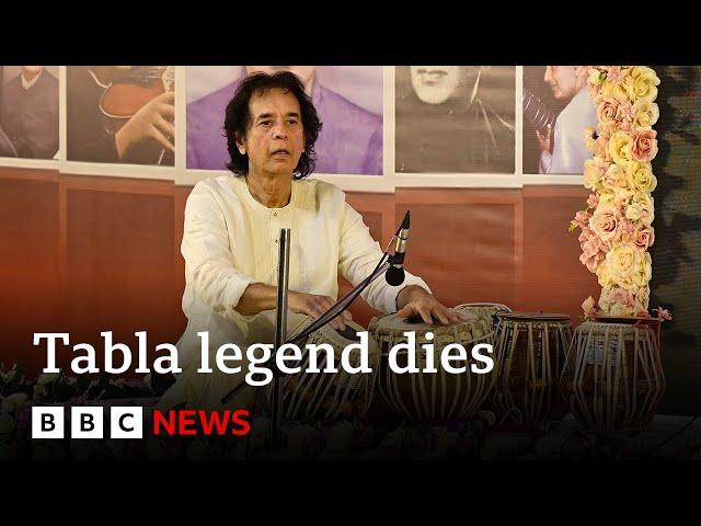 Legendary Indian tabla player Zakir Hussain dies at 73 | BBC News