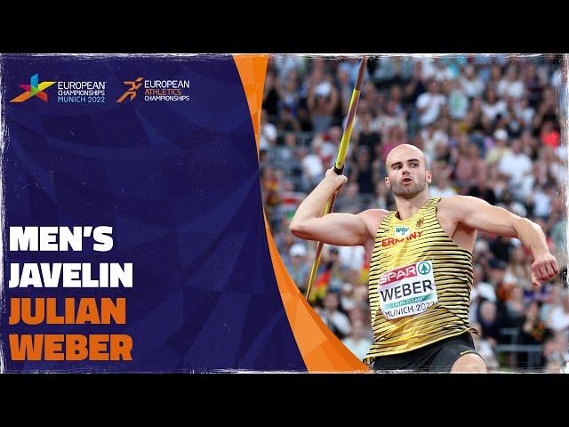 Julian Weber takes javelin gold with 87.66m throw | Munich 2022