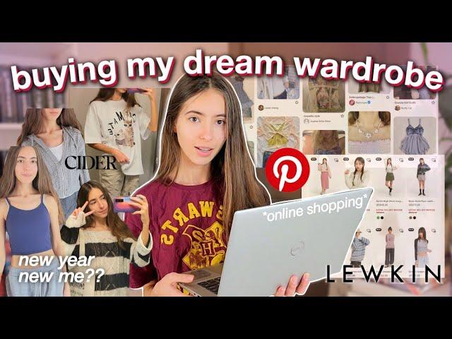 buying my DREAM wardrobe for 2024! (online shopping + try on haul)