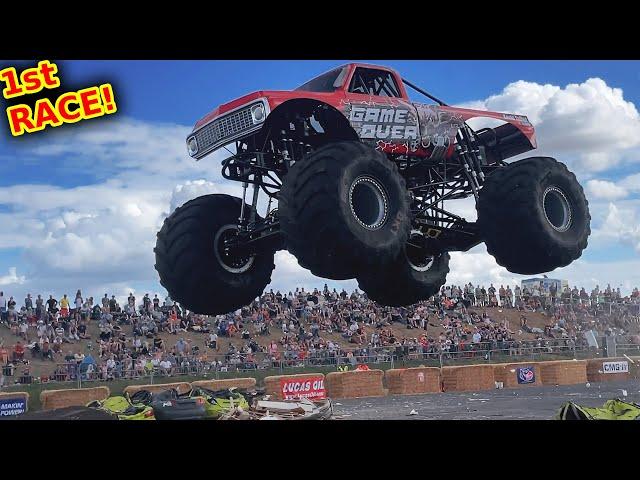 Kevin Talbot 1st Monster Truck RACE & Freestyle