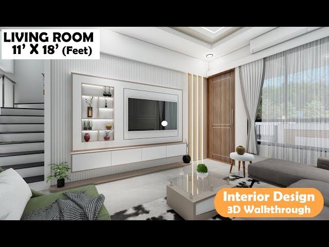 Elegant Living Room | 11x18 feet #livingroom #livingroomdecor #drawingroomdesign #interiordesign