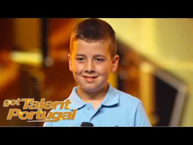 GOLDEN BUZZER, Rodrigo Aleixo SINGS  TRADICIONAL MUSIC from Alentejo | Got Talent Portugal 2020