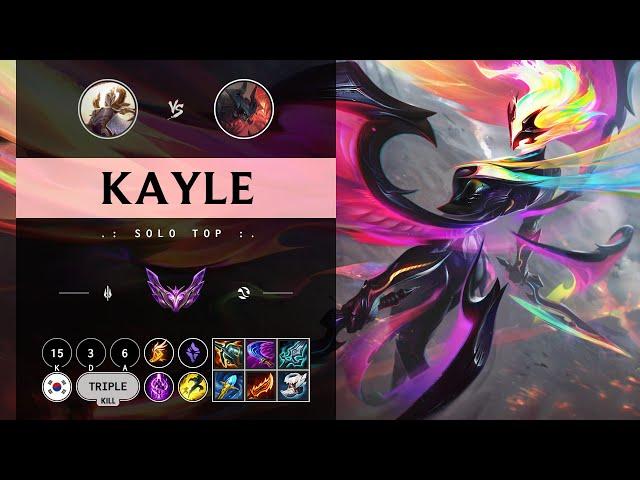 Kayle Top vs Aatrox - KR Master Patch 14.9