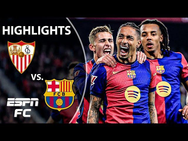 DOMINANCE ‍ Sevilla vs. Barcelona | LALIGA Highlights | ESPN FC