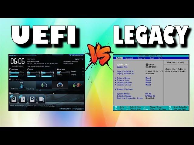 Difference Between Legacy vs UEFI Bios | Which is Better