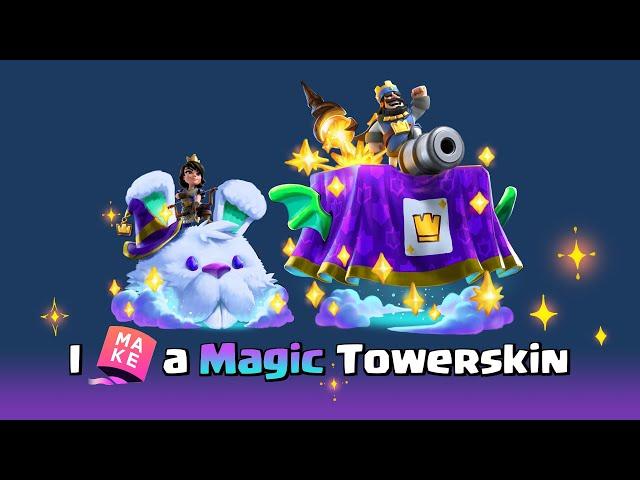 Making a Magic Tower Skin | Supercell Make submission | Clash Royale