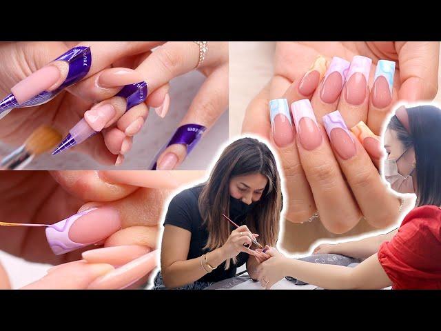 Getting My Nails Done At A Top Salon In My City   | Tina Yong