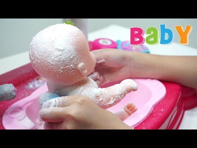 Baby Doll Bath Time  Mainan Anak Boneka Bayi Mandi Sabun  Let's Play Jessica