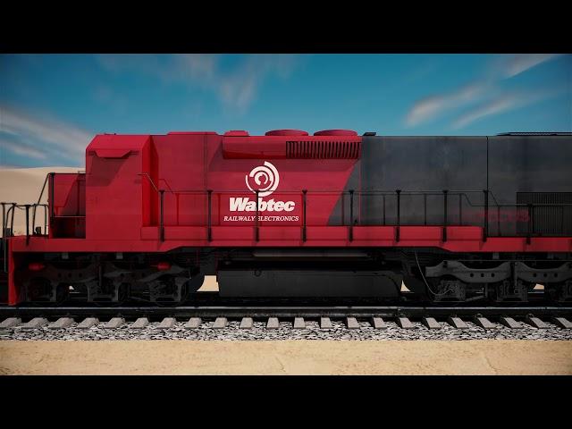 Wabtec End Of Train Telemetry System | 3D Explanatory Video | 3D Product Video