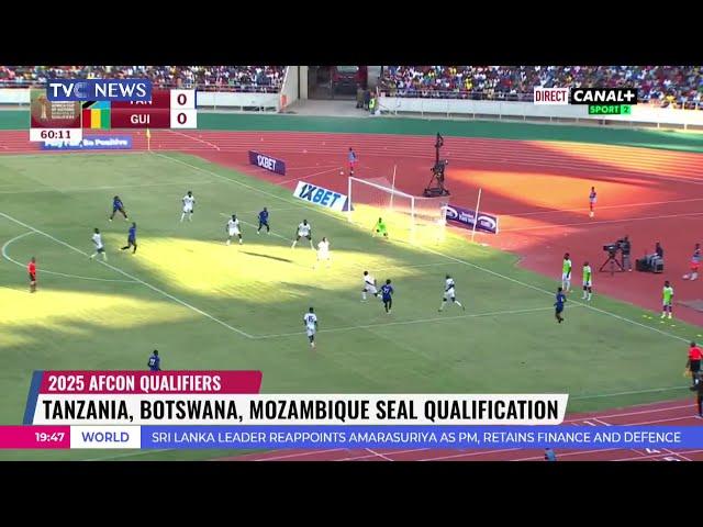 Tanzania, Botswana, Mozambique Seal Qualification For 2025 Afcon