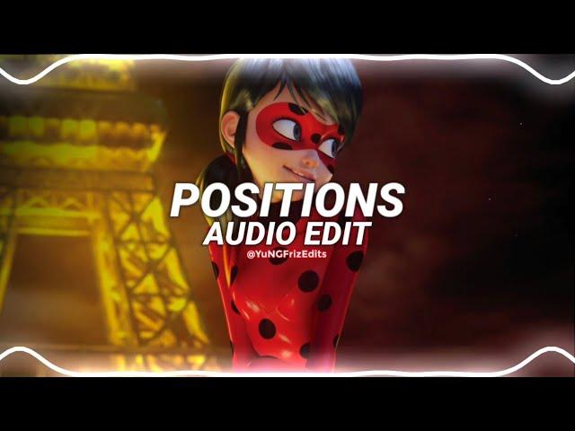 positions - ariana grande [edit audio]