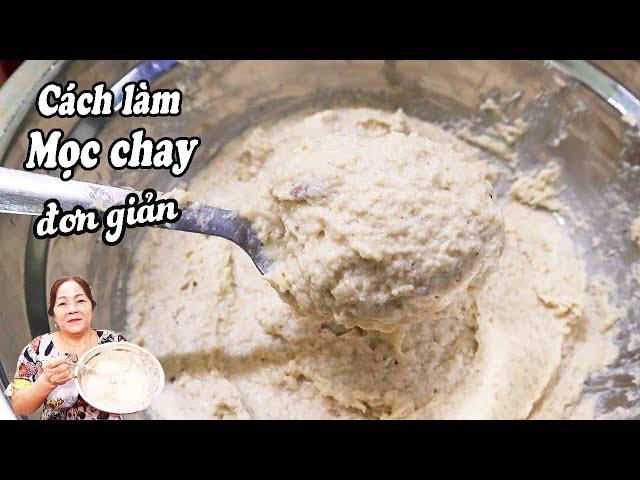 Công thức MỌC CHAY (GIÒ SỐNG CHAY) rất dễ làm và đơn giản từ đầu bếp - Vegan pork paste| Vegan food