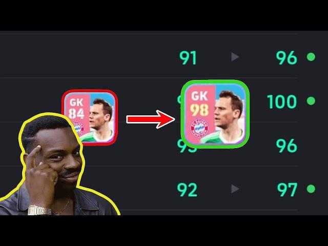 Best Training Guide Of Free Manuel Neuer Card  | eFootball 2025 Mobile | eFootball Sensei